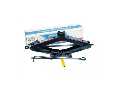 Домкрат ромбический 2,0 т высота подъема 442 мм черный