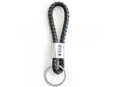 Брелок плетеный, кожа AUDI