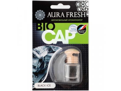 Ароматизатор AURA FRESH BIO CAP Black Ice
