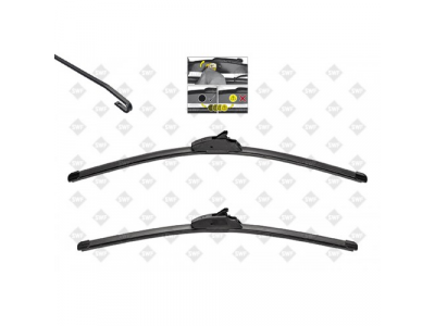 Щетки стеклоочистителя SWF VISIOFLEX,передняя, 2 шт, 600mm/24", бескаркасная