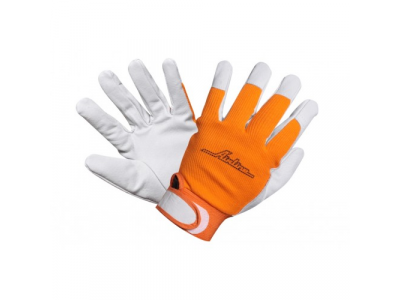 Перчатки козья кожа, комбинированные