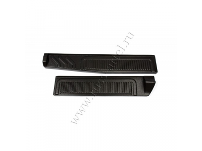 Накладка на металлический порог (задн.левая)-1шт для Toyota Hilux 2011-2013; 2013-2015