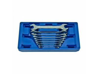 Набор ключей рожковых, 6-23мм., 9пр., в ложементе-кейсе