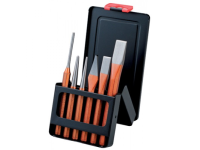 Набор ударно-режущего инструмента CrMo в металлическом боксе