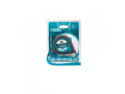 Рулетка "Ergonomisch", 5 м x 25 мм, магнитный обрезиненный зацеп //GROSS