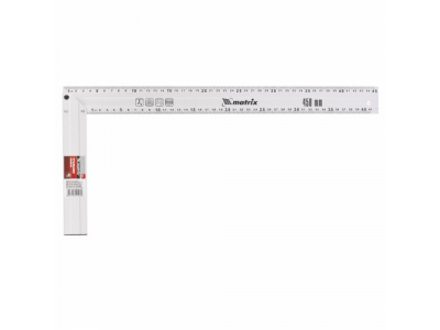 Угольник, 450 мм, алюминиевый, литой// MATRIX