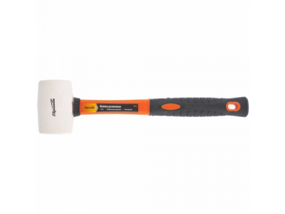 Киянка резиновая, 225г., белая резина, фибергласовая рукоятка SPARTA