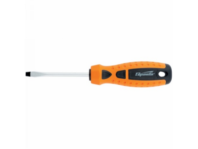 Отвертка "Point", SL5,0 х 75 мм, CrV, 2-х компонентная рукоятка//Sparta