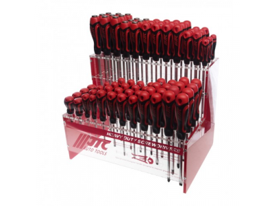 JTC Набор отверток силовых 84 предмета на стенде JTC