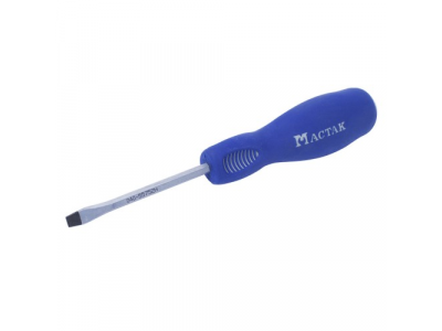 Отвертка шлицевая Slotted 5.5x75 мм, силовая, держатель, МАСТАК