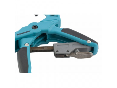 Струбцина клещеобразная, пластиковый корпус,храповый механизм жесткой фиксации,2-1/4"/58 мм// GROSS