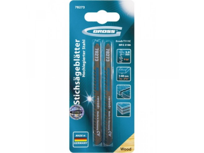 Полотна для электролобзика по дереву, 2 шт.( 3106 - T111C ) GROSS