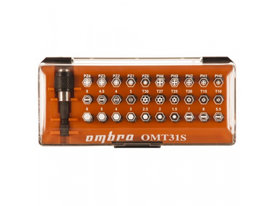 Набор бит, 31 предмет, Ombra OMT31S