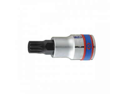 Насадка (бита) торцевая 1/2", SPLINE, M06, L = 60 мм, KING TONY