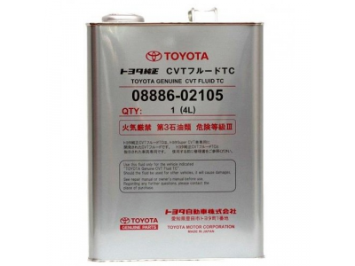 TOYOTA CVT Fluid TC (4л) масло трасмиссионное для вариаторов