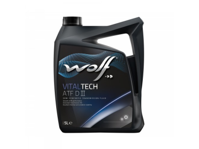 Трансмиссионное масло WOLF VITALTECH ATF DIII 5L