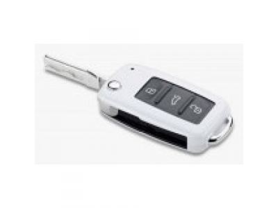 Накладка на ключ Volkswagen Key Case, Think Blue, White/Blue, артикул 000087012M