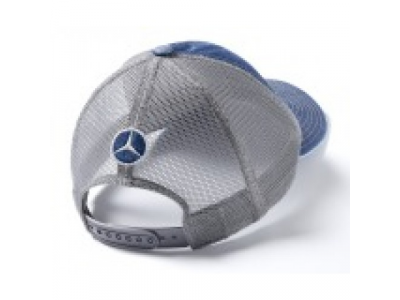 Мужская бейсболка Mercedes Trucker Disctrict Men’s Cap, Jeans Blue, артикул B67870985