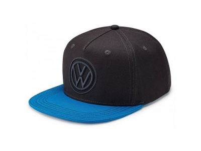 Бейсболка Volkswagen Baseball Cap, Flat Brim, Dark Grey/Blue