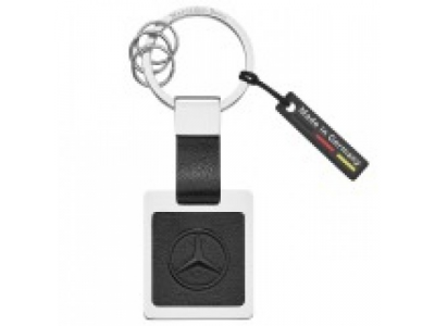 Брелок Mercedes-Benz Key Ring, St. Petersburg, Silver-coloured / Black