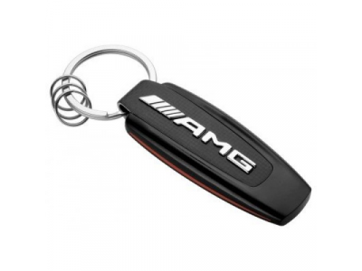 Брелок Mercedes-Benz Key Ring, AMG, Black/Silver/Red