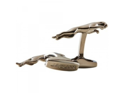 Запонки Jaguar Leaper Cufflinks Gun Metal, артикул JJCLLEAPCGM