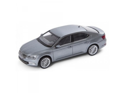 Модель автомобиля Skoda Superb III, 1:43 scale, Metal Grey, артикул 3V0099300F7Y