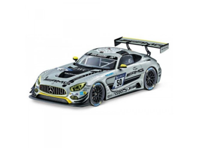 Модель Mercedes-AMG GT3, HTP Motorsport Team, Silver, 1:18 Scale