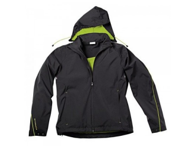 Мужская куртка Porsche Men’s Jacket Sport, Black/Acid Green, артикул WAP54300S0G