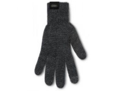Вязаные перчатки для сенсорных экранов Audi Knitted Gloves, Grey