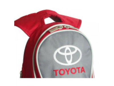 Рюкзак Toyota Slim Backpack, Red-Grey, артикул 01100225
