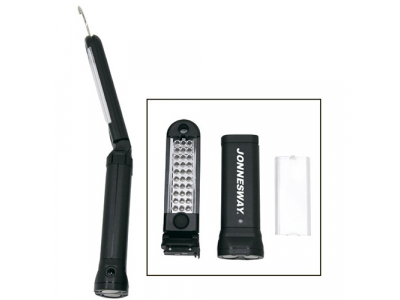 Лампа-переноска аккумуляторная многоцелевая, светодиодная, складная, с магнитным держателем., JAZ-0019 JONNESWAY