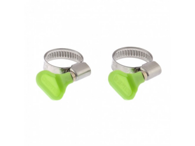 Хомуты металлические элемент крепления с формой ключа 25-40мм, 2 шт. //Сибртех