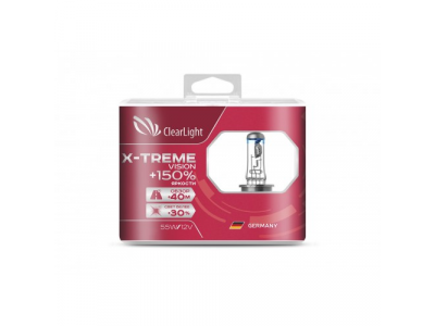 Лампа H11(Clearlight)12V-55W X-treme Vision +150% Light (2 шт.)