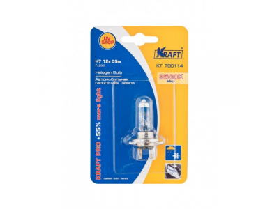 Автолампа H7 12v 55w(PX26d)KraftPro +55%more light