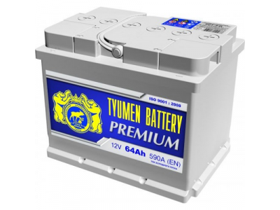 Аккумулятор 6ст - 64 (Тюмень) L Premium - оп